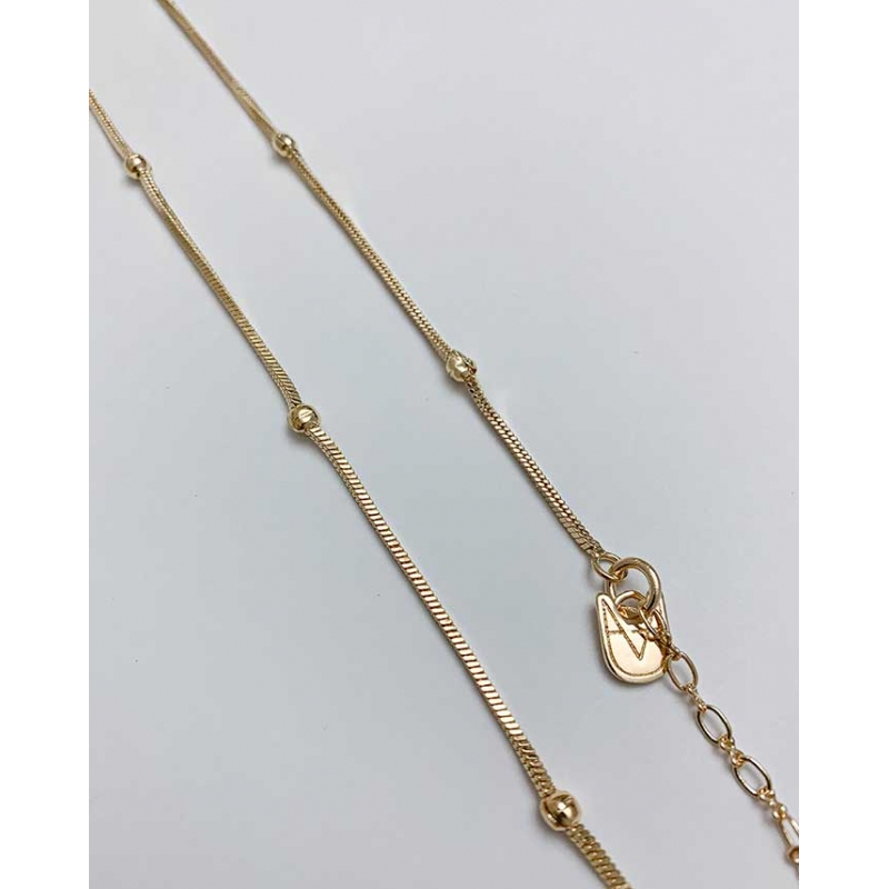 Collier Séraphine Naturelle 190 Carats - Argent Massif 925 - 46 Cm - Neuf Avec étiquettes - Fait Main France
