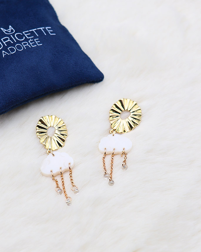 Boucles Solème blanc